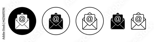 Mail icon set tor for web and mobile app. email sign and symbol. E-mail icon. Envelope icon