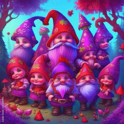 Colorful gnomes