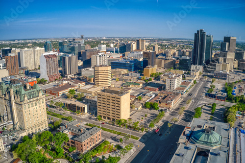 Aerial View of Winnipeg, Manitoba during Summer © Jacob