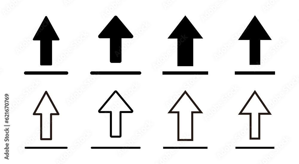 Upload icon set illustration. load data sign and symbol Upload icon set illustration. load data sign and symbol