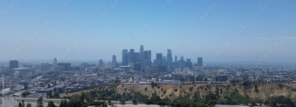 Aerial shot o City of Los Angeles