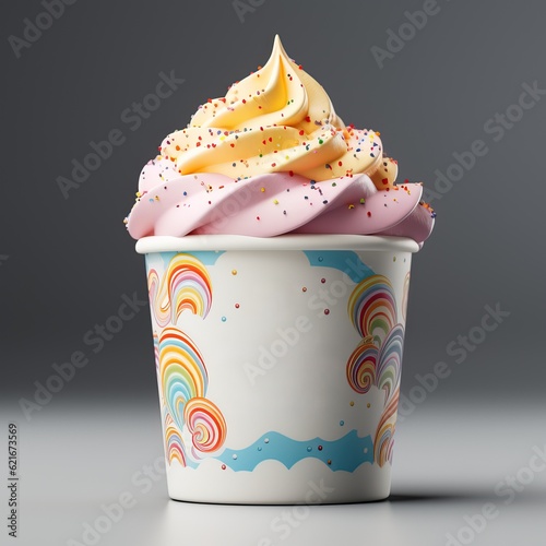 Delicious ice-cream cup, ge...