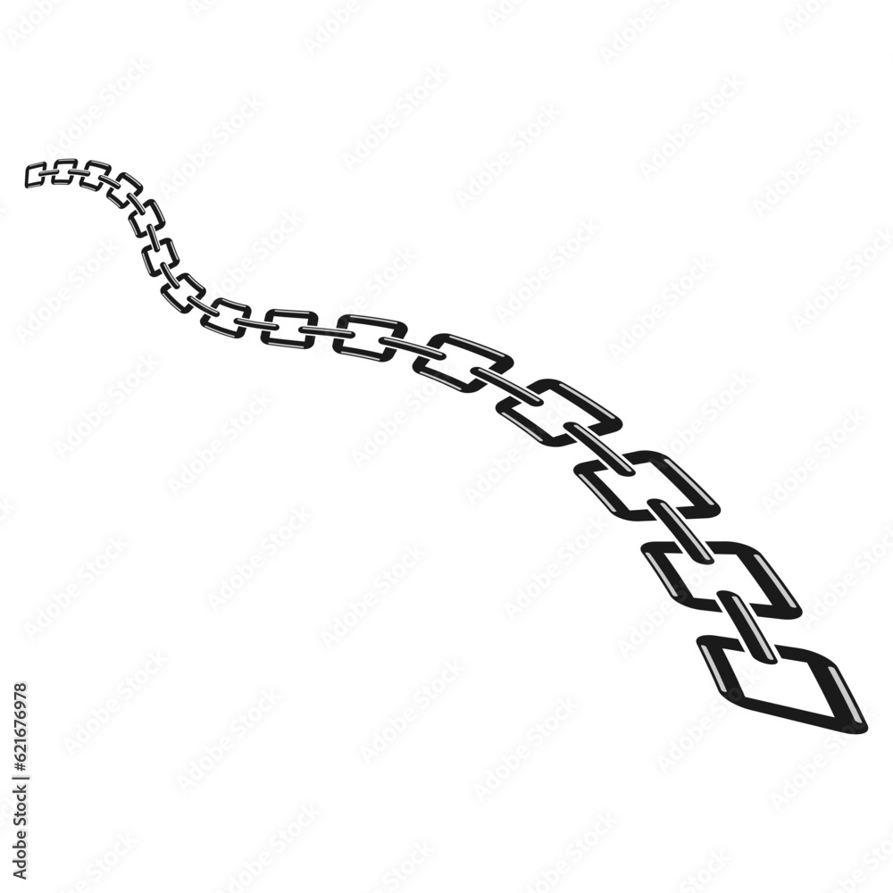 Chain Illustration Vector Element