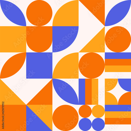 Geometric Mosaic Abstract Pattern Decorative Ornament Background Wall Vector Illustration Orange White Free Download Geometric Mosaic Abstract Pattern Decorative Ornament Background Wall Vector Illustration Orange White - GFXLoad
