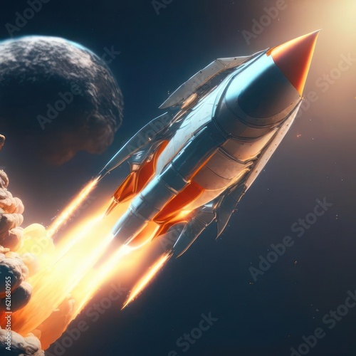 rocket. Image created by AI