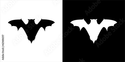 Fototapeta Naklejka Na Ścianę i Meble -   Illustration vector graphics of bat icon