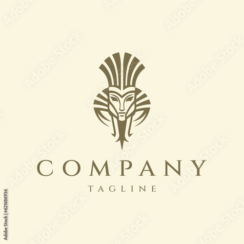 Egypt god logo design vector illustration