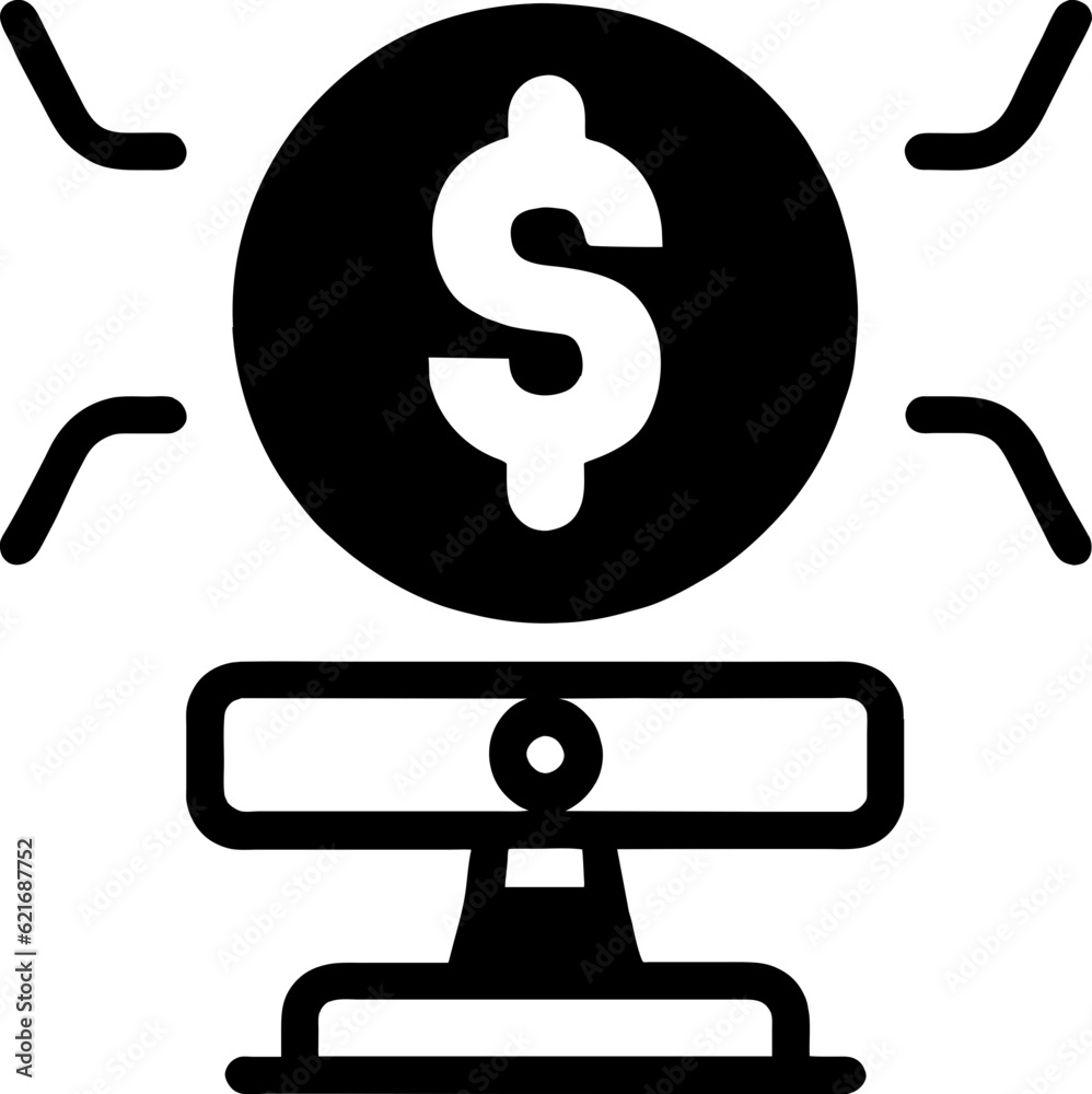 Financial Technology Icons, Money and Tech Objects in Vector ...