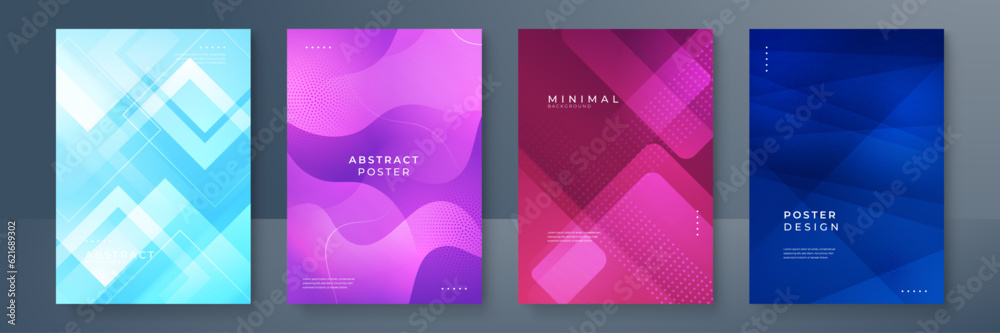Abstract template brochure design with geometric background Abstract template brochure design with geometric background