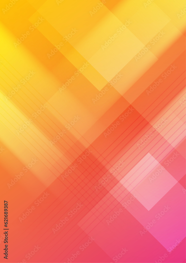 Minimal covers design. Shape pink orange design. Future geometric patterns.