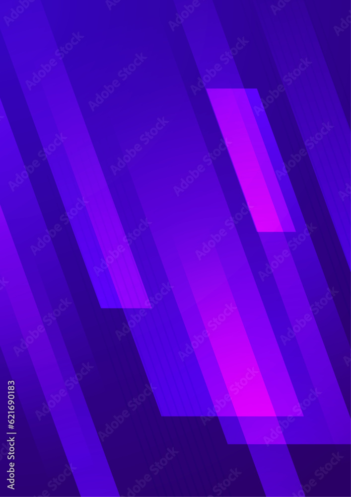 Vector illustration of bright dark blue pink gradient abstract pattern background with line gradient texture for minimal dynamic cover design.