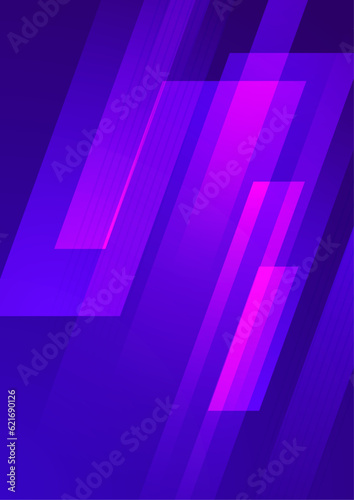 Abstract dark blue pink gradient geometric cover designs