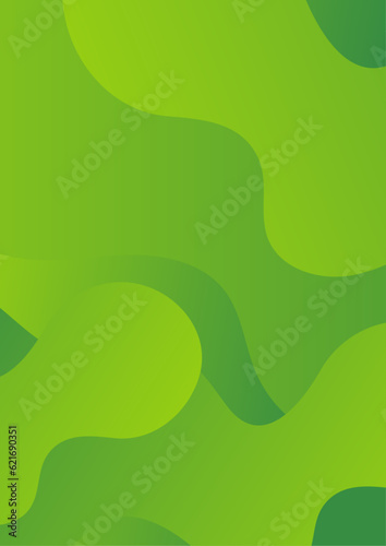 gradient shape Green abstract geometri design background