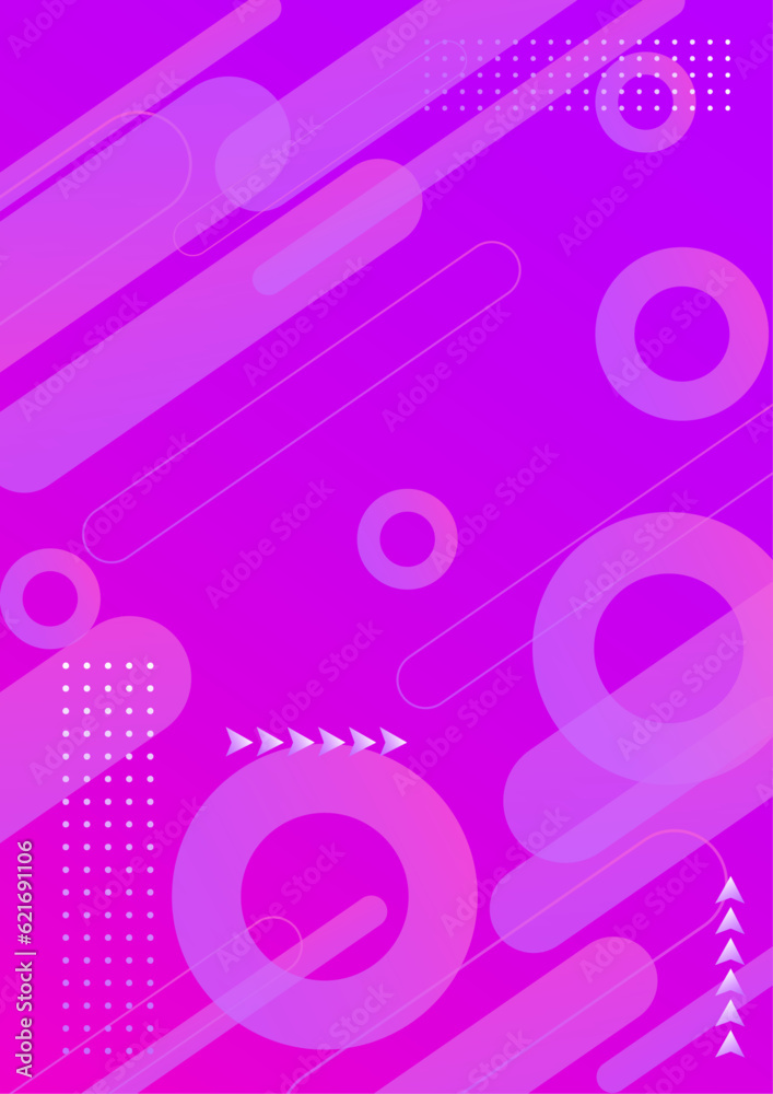 Vector illustration of bright purple abstract pattern background with line gradient texture for minimal dynamic cover design. Blue, pink, yellow, green placard poster template Vector illustration of bright purple abstract pattern background with line gradient texture for minimal dynamic cover design. Blue, pink, yellow, green placard poster template