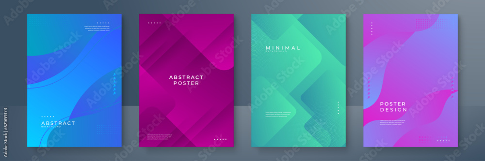 Abstract gradient geometric cover designs