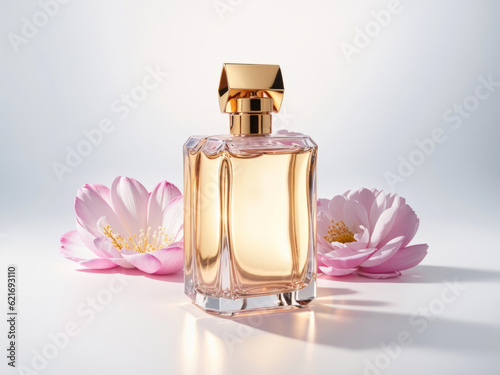 bottle of luxury perfume