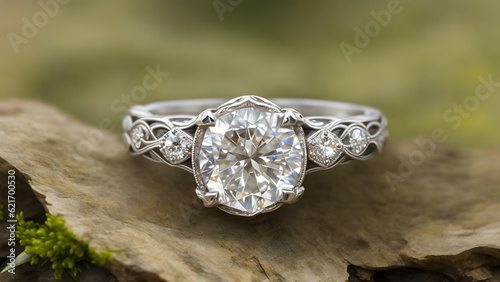 ダイアモンドの指輪｜diamond ring,Generative AI