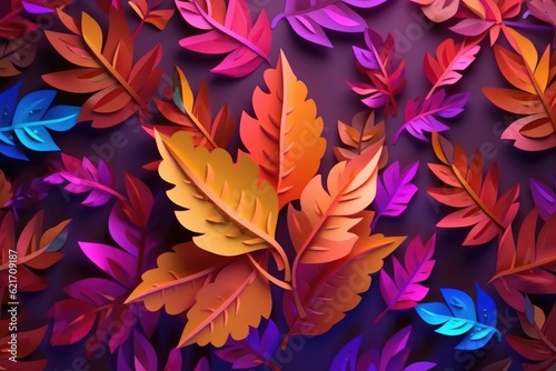 autumn leaves paper craft