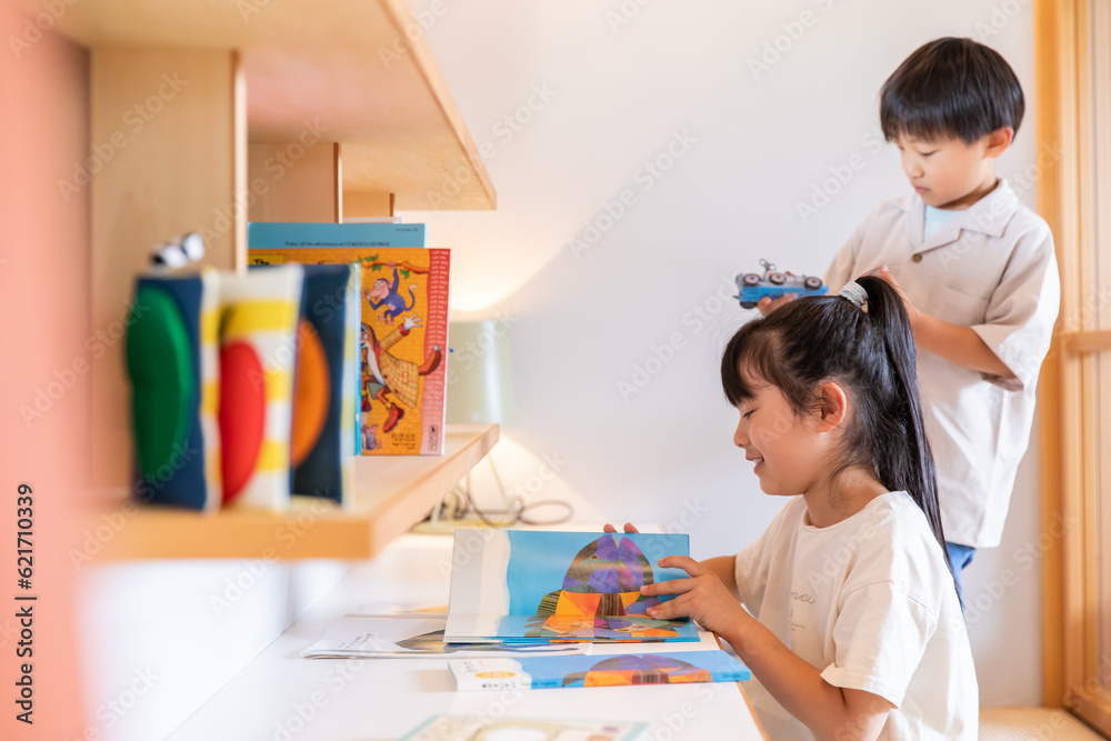 子供部屋の風景 children's room scenery 子供部屋の風景 children's room scenery