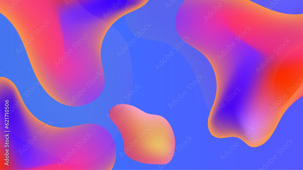 Color gradient background design. Abstract geometric background with liquid shapes. Cool background design for posters. Color gradient background design. Abstract geometric background with liquid shapes. Cool background design for posters.