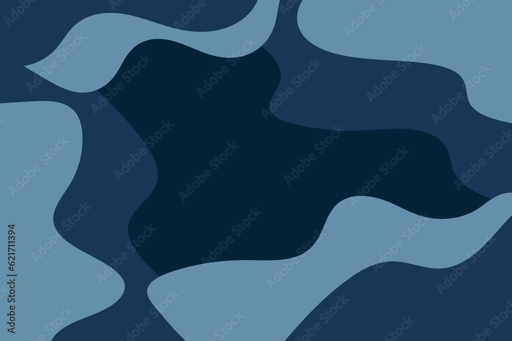 Vector dark blue background with waves and lines. Vector dark blue background with waves and lines.