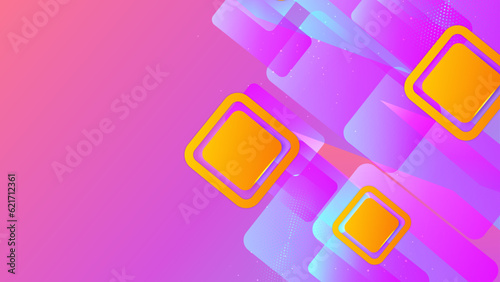 Modern vector abstract geometric colorful background