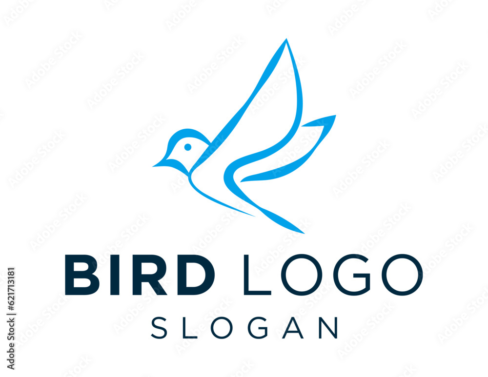 Logo design about Bird on a white background. created using the CorelDraw application. Logo design about Bird on a white background. created using the CorelDraw application.