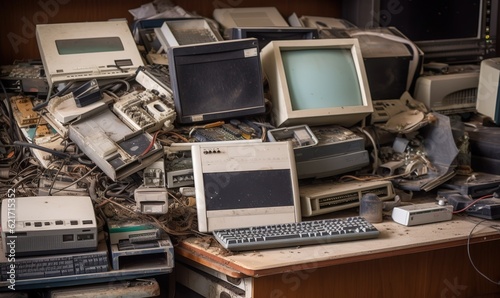 Dangerous chemicals leaching from electronic waste