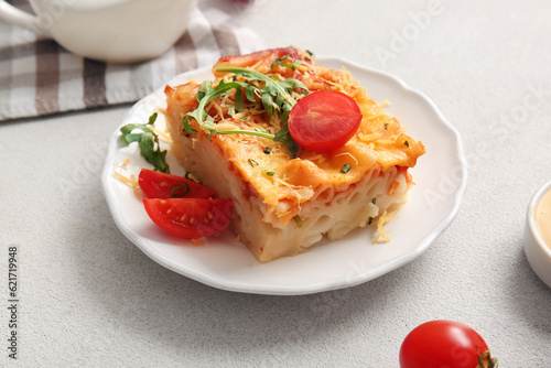 Baked macaroni and cheese c...