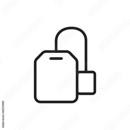 teabag icon design vector template photo