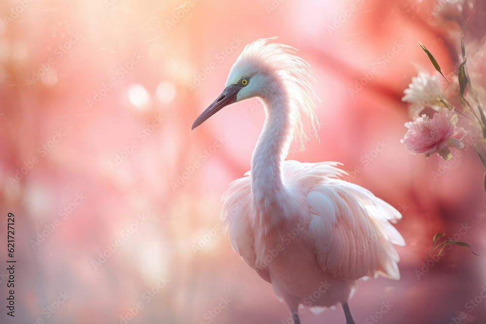 Obraz premium Beautiful Exotic Bird Portrait