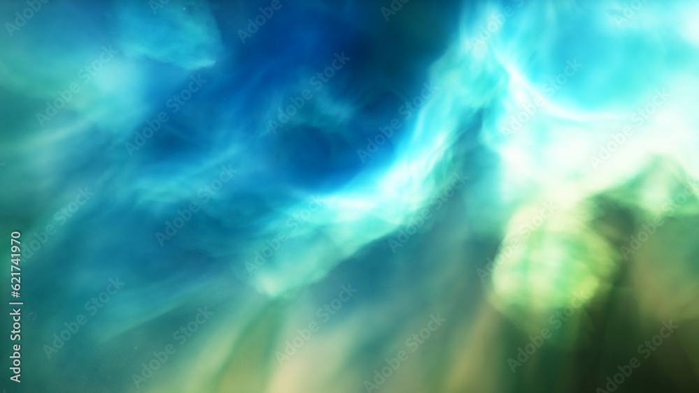 Cosmic background with a blue purple nebula and stars Cosmic background with a blue purple nebula and stars