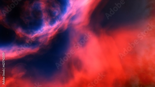 Space nebula, for use with projects on science, research, and education. Illustration 