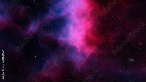 Space nebula, for use with projects on science, research, and education. Illustration 