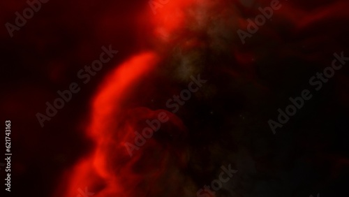 Space nebula, for use with projects on science, research, and education. Illustration  © ANDREI