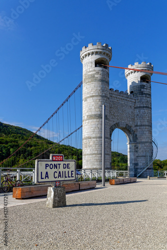 Pont suspendu en Haute-Savoie