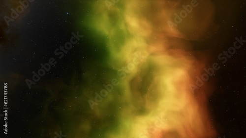 Deep space nebula with stars. Bright and vibrant Multicolor Star field Infinite space outer space background with nebulas and stars. Star clusters, nebula outer space background 3d render 