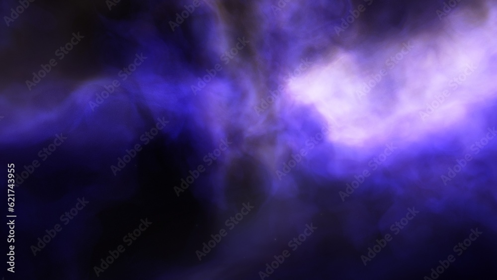 bright nebula, nebula in space, majestic red-purple nebula, beautiful space background 3D render
