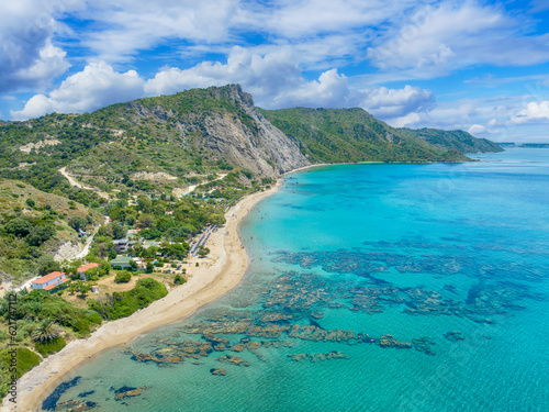 Landscape with Dafni beach, Zakynthos islands, Greece