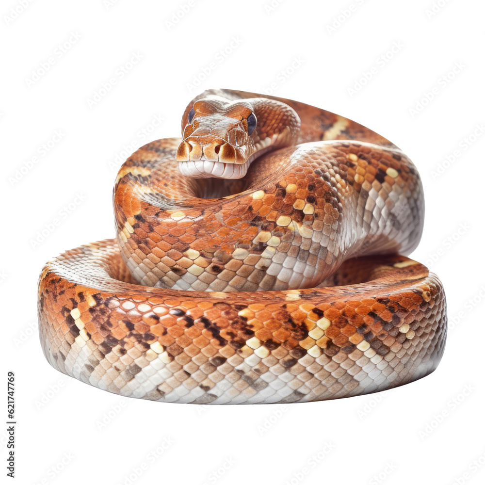 Fototapeta premium snake isolated on transparent background cutout