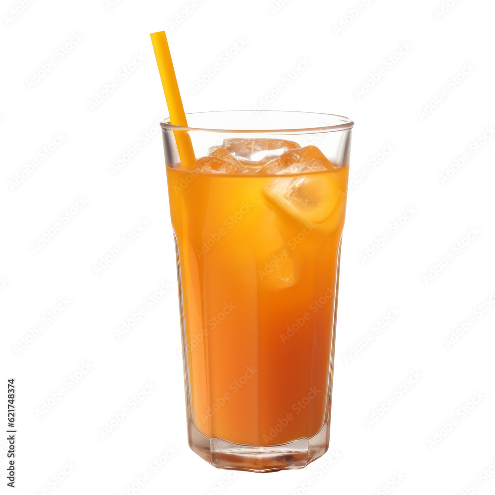 glass of orange juice isolated on transparent background cutout glass of orange juice isolated on transparent background cutout