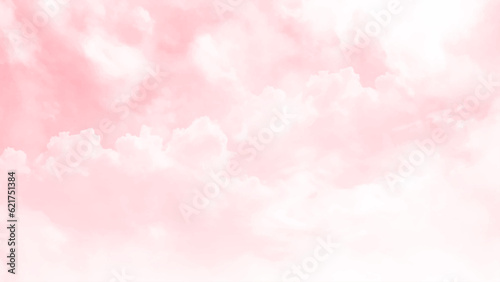 Fantasy magical landscape horizontal image.  Pink sky abstract background and wallpaper.