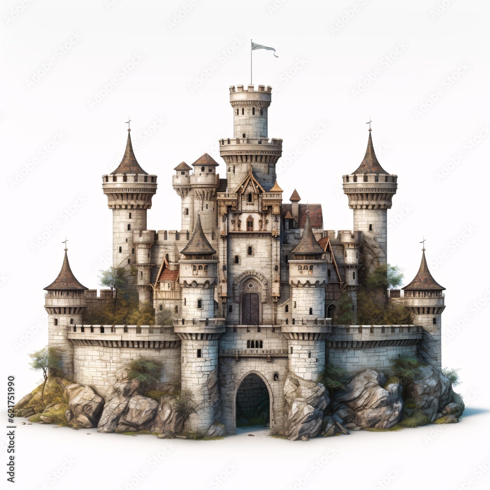 3D Old Castle: Collection of Enchanting