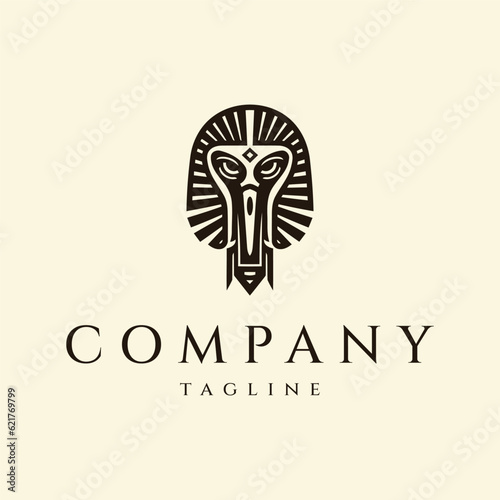Horus logo design vector illustration