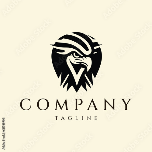 Horus logo design vector illustration