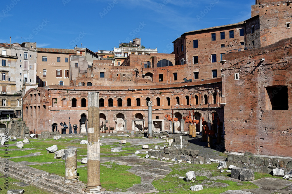 Le Forum de Trajan à Rome