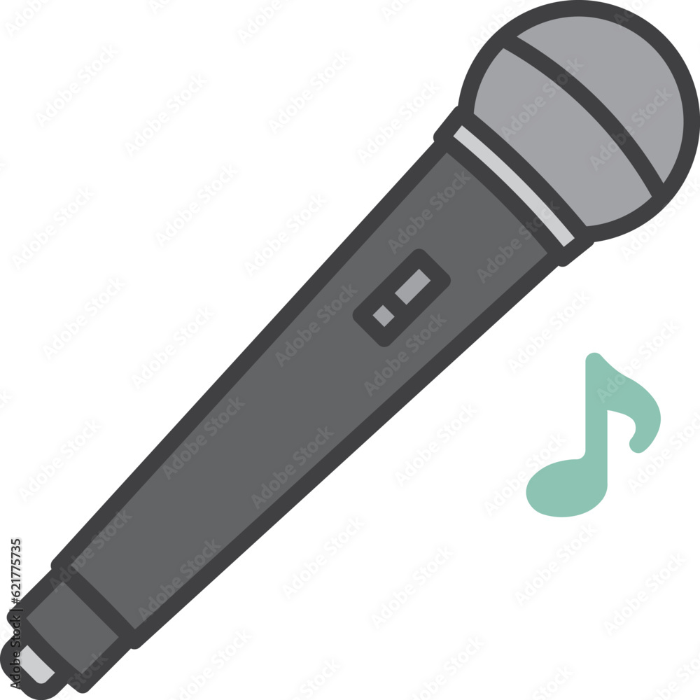 Clip art of simple microphone Clip art of simple microphone