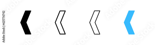 Right button. Different styles, color, switch button. Vector icons.