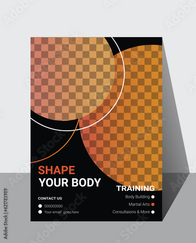 Fitness flyer design 