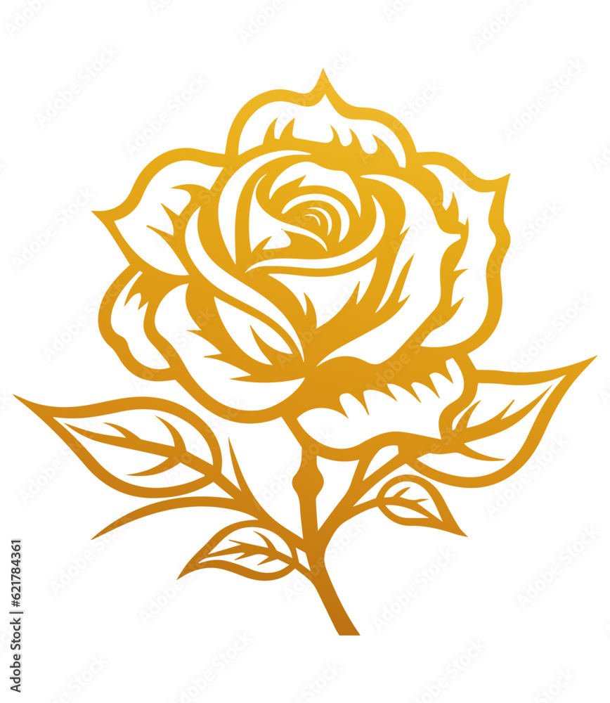Hand drawn roses. Sketch rose flowers with buds, leaves and stems . golden vintage etching vector botanical isolated on transparent. Illustration of rose petal, sketch botany floral plant, PNG and SVG Hand drawn roses. Sketch rose flowers with buds, leaves and stems . golden vintage etching vector botanical isolated on transparent. Illustration of rose petal, sketch botany floral plant, PNG and SVG